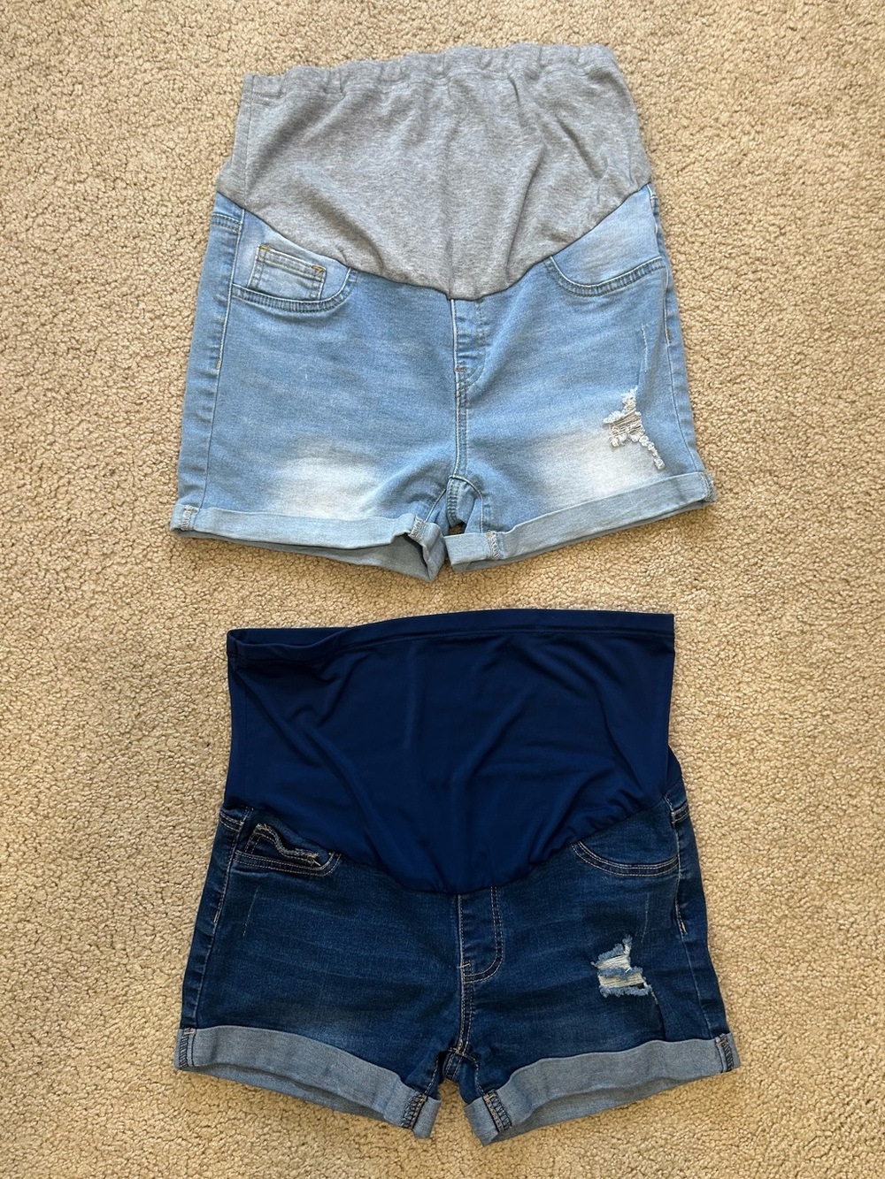Women’s SHEIN Maternity Denim Shorts Size Large